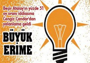 AKP de büyük erime